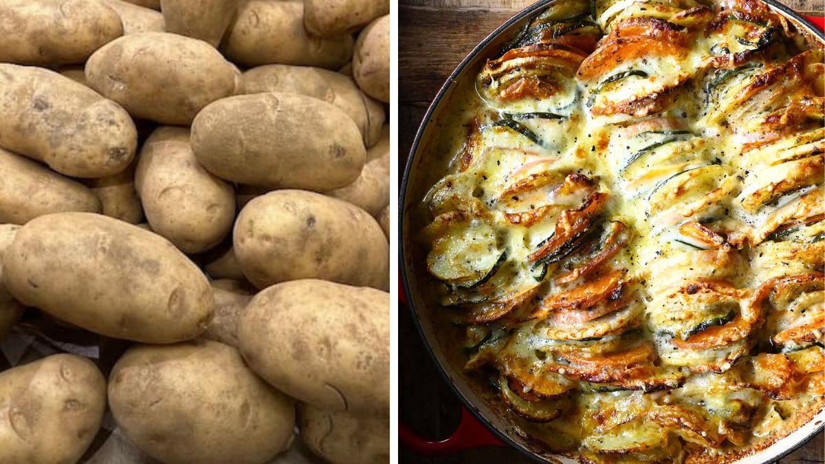 Garden-Grown Potatoes for Homemade Veggie Gratins