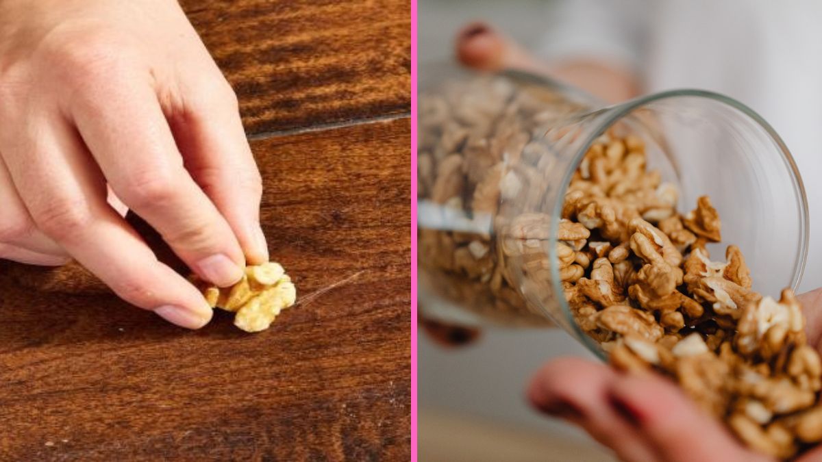 I Rubbed a Walnut on Scratched Furniture and the Marks Disappeared