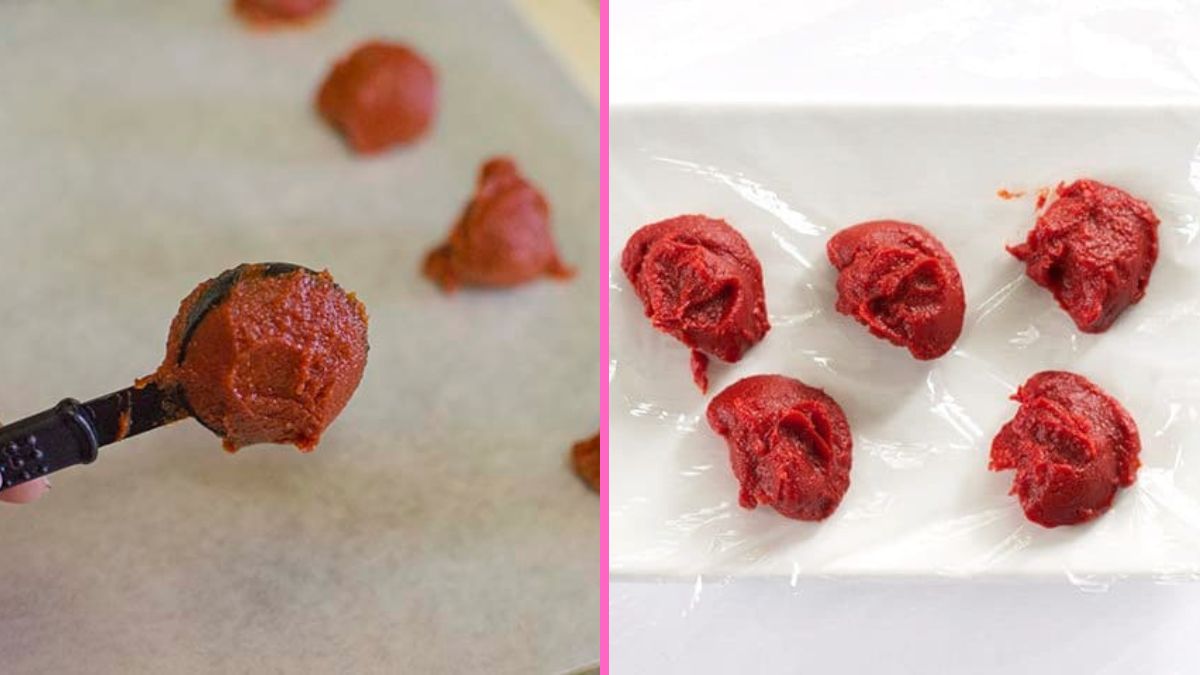 I started freezing leftover tomato paste and never wasted any again