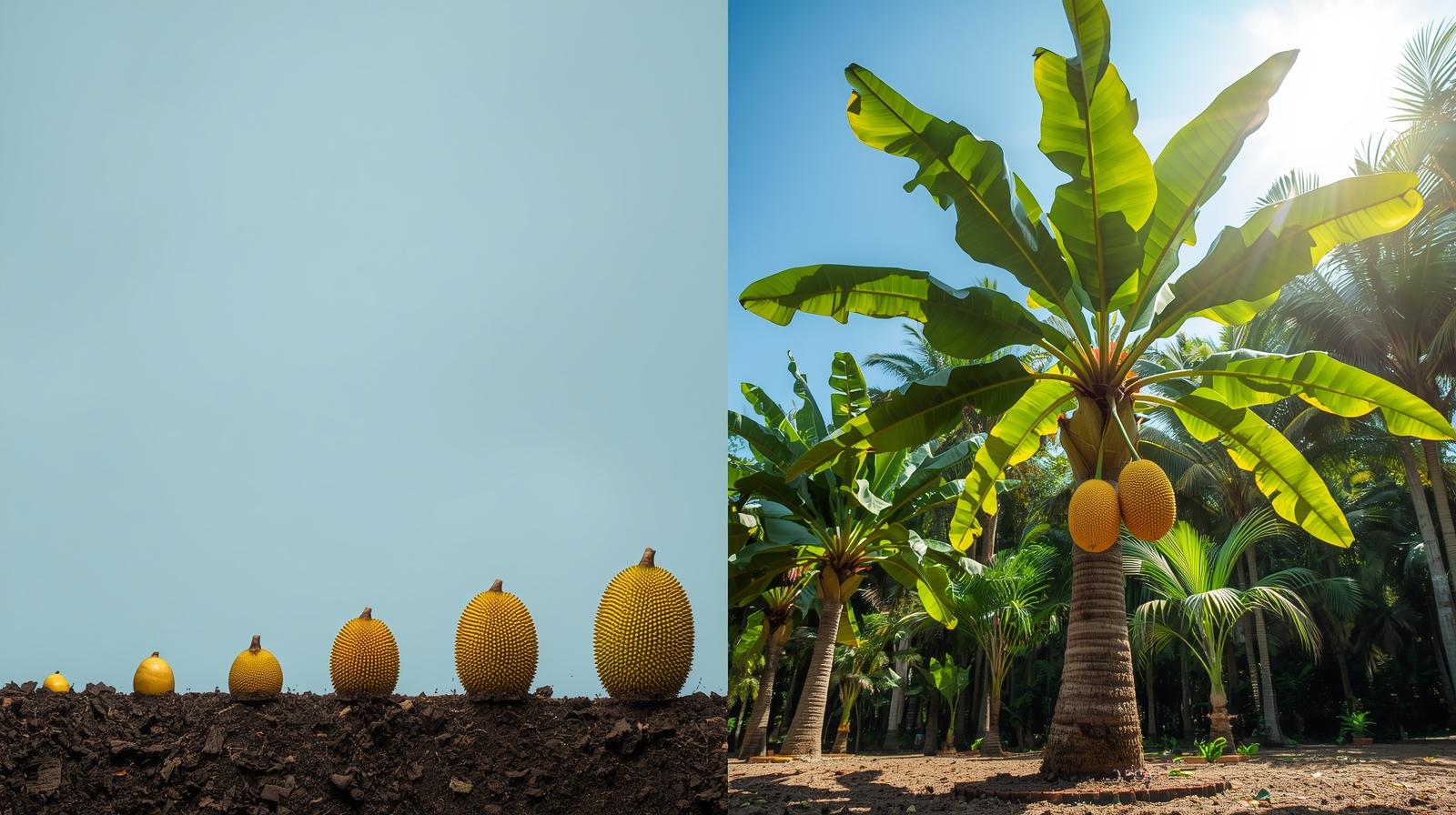 JACKFRUIT TREE Growing From Seed – Complete Time-Lapse Growth Journey Explained
